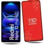 REDDWARF 11D Tempered Glass Screen Protector for Redmi Note 12 Pro 5G - Ultra Clear, Scratch-Resistant, and Bubble-Free Installation