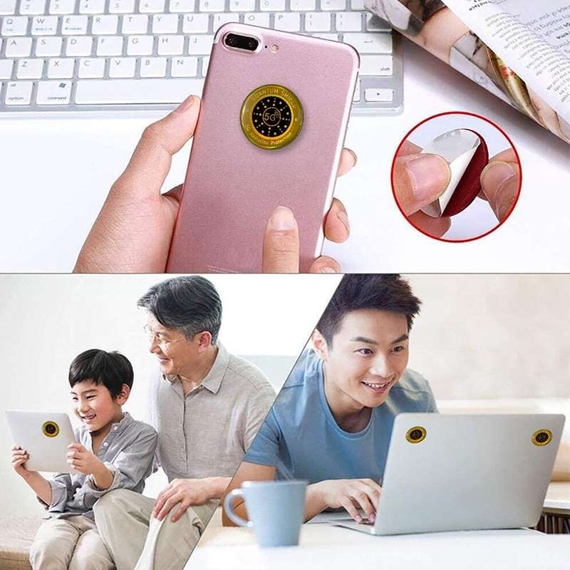  Stickers for Cell Phones/Laptops/Tablets/All Devices,  [Reusable], Effectively Shields 99% of Electronic Pollution, Healthy and  Stylish, Great Gift for Someone, 2.4 x 2.0 x 0.02 inches - (20 Pcs) :  Electronics