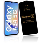 REDDWARF Super Smooth Curved Edge Tempered Glass for Samsung Galaxy A34 5G (Pack of 1, Transparent)