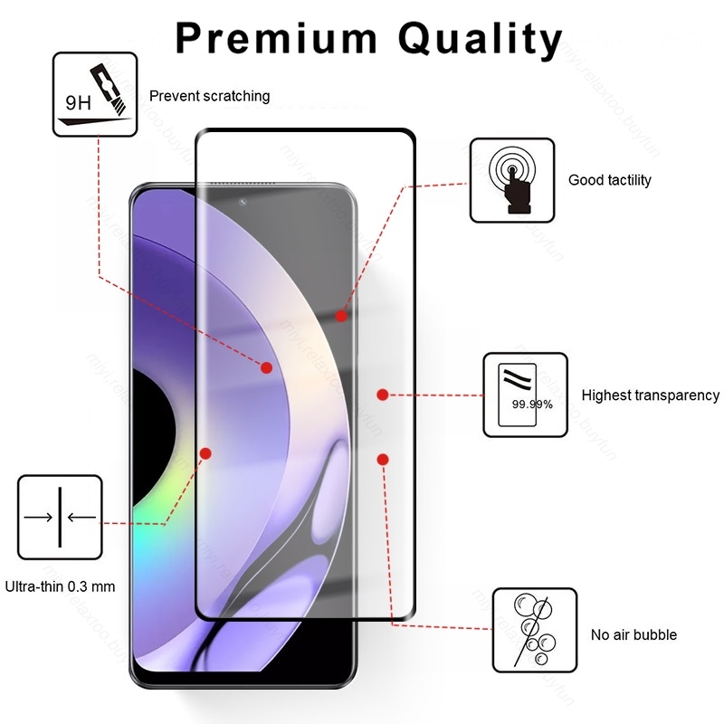 GORILLA PRO Edge To Edge Tempered Glass for Realme 10 Pro+ 5G, realme-10 Pro  Plus 5G - GORILLA PRO 