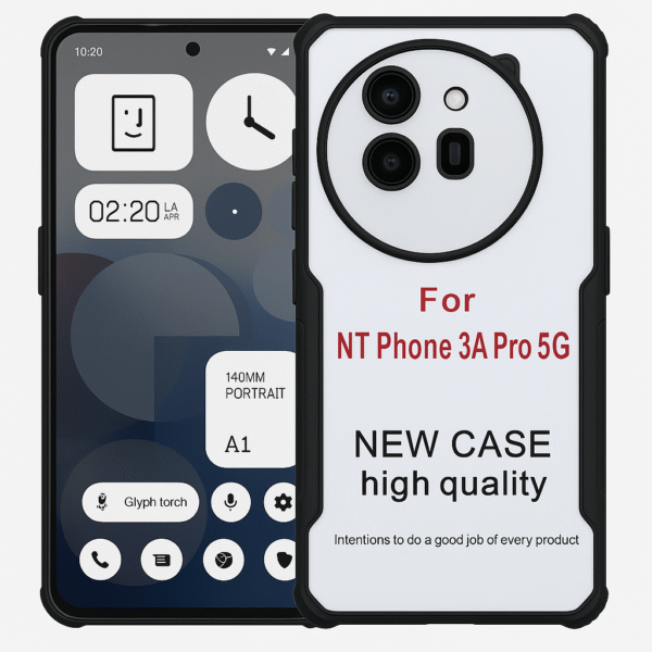 REDDWARF Bumper Case Cover for Nothing Phone (3a) Pro - Transparent